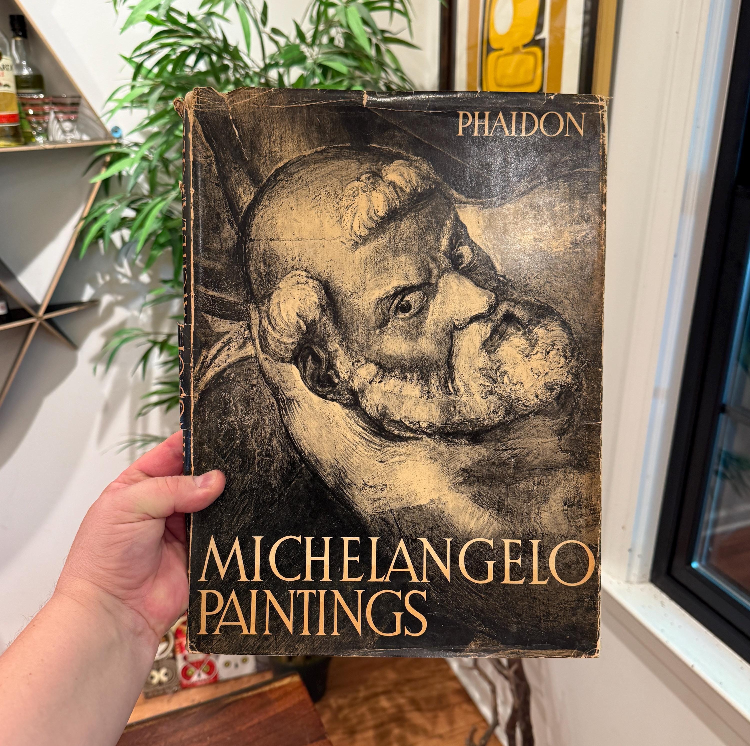 Mid Century C. 1948 Large Michelangelo Paintings 145 Lithograph