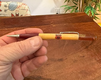Mid Century Phillips 66 Fred Johnson Oil Company Novelty Mechanical Pencil with Oil Vile by Ritepoint - Johnson Nebraska Writing Instrument