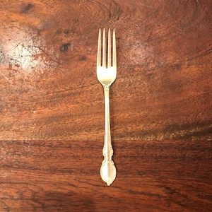 Vintage Silverplate Rogers Reflection 7-3/8" Dinner Fork - Silver Tableware - Elegant Hollywood Regency Home Decor - Silver Plate Fork