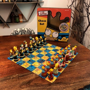 THE SIMPSONS 3D CHESS SET REPLACEMENT PIECES 2001 CHOOSE YOUR CHARACTER 