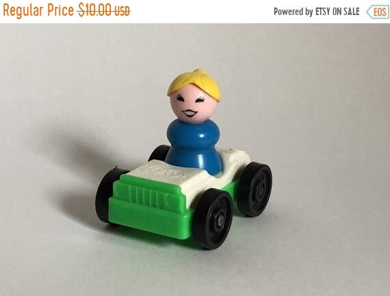 fisher price green car