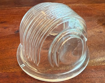 Lente de parasol de cristal transparente para pista/calle de rodaje de aeropuerto de mediados de siglo SEPCO - Solar Electric Power Co. - Guía de aeronaves de aeródromo antiguas