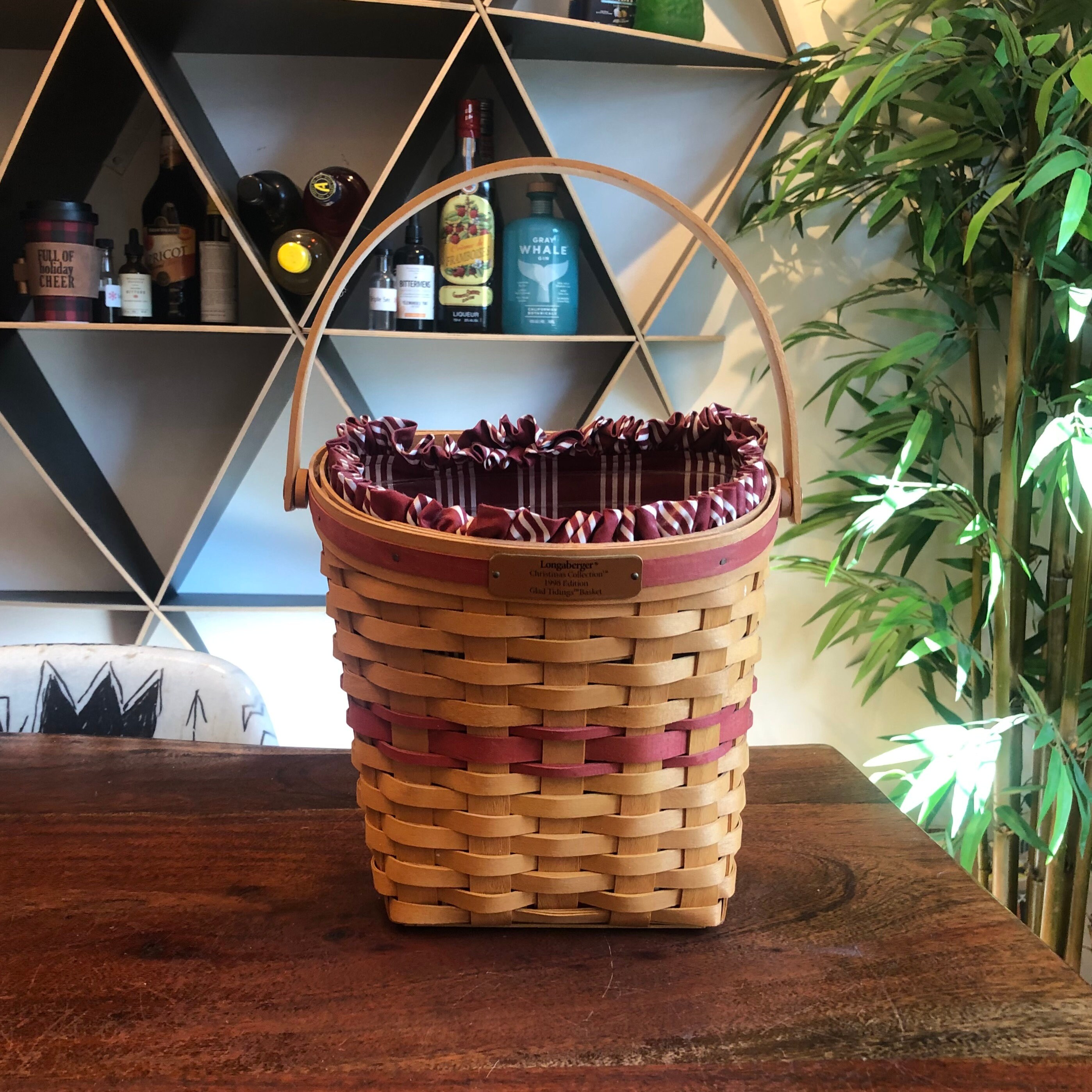 Longaberger Basket ライナー＆栞付・アンティーク シャビー Choose from 6 Longaberger Baskets Vintage -- Pick Yours | eBay