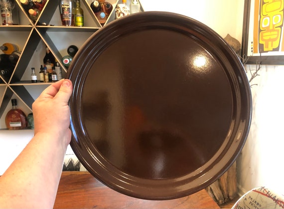 Round food sale tray