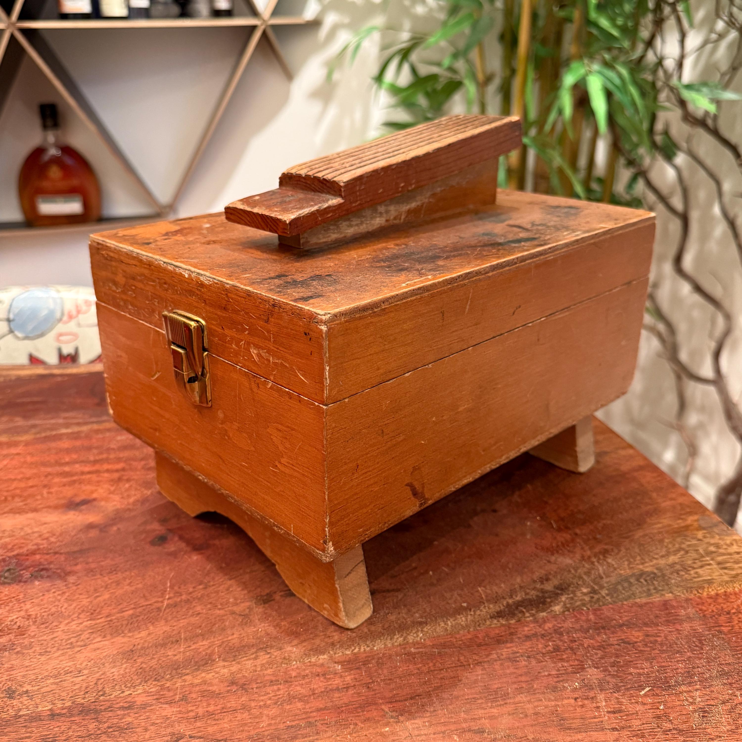 超希少◆Ronson◆1950s英国Shoe shine box シューボックス Antique Shoe Shine Box - Etsy