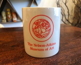 Vintage The Nelson-Atkins Museum of Art 10 oz. Souvenir Porcelain Coffee Mug from Kansas City Missouri - KCMO - Nelson Atkins Mug