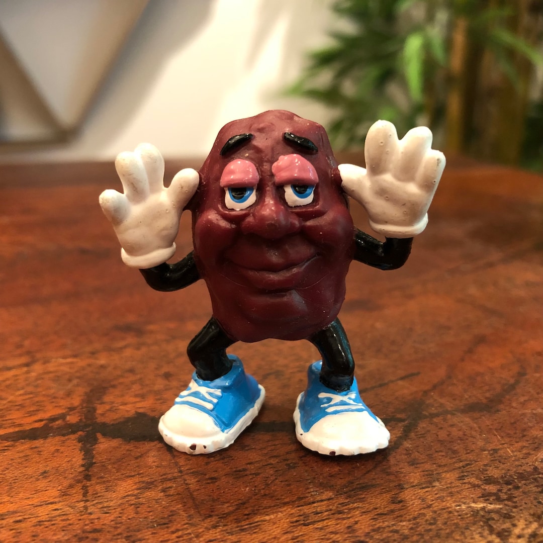 Vintage C. 1987 the Califorinia Raisins Hard Rubber California Raisin ...