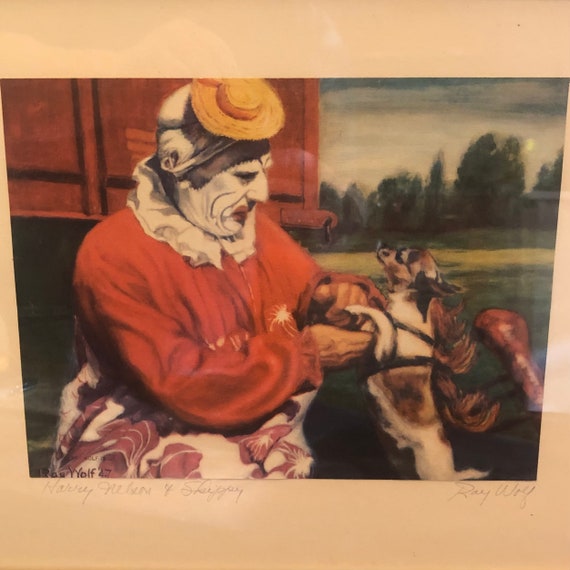 ミッドセンチュリー 1950 年頃 手書きサイン入り レイ・ウルフ