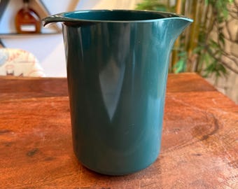 Vintage 1970s Rosti Hunter Green Mepal Melamine Danish Modern 40 oz. Pitcher Designed by Heiner Boberg - Made in Denmark Scandinavian Home