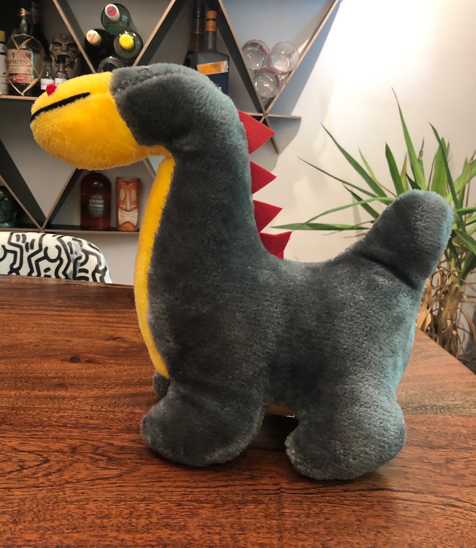 Sale Vintage 1970's Stuffed Dinosaur Toy by Superior Toy Etsy