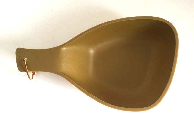 Sale Vintage 1960/'s Grainware Olive Green Serving Snack Bowl