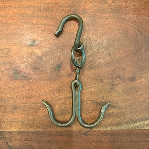 1800s fish hook Authentic Fishing Hooks Three handmade fishing hooks 1800's Hook - Etsy