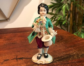 気まぐれなドレスデン磁器のバイエルン少年 - Etsy 日本