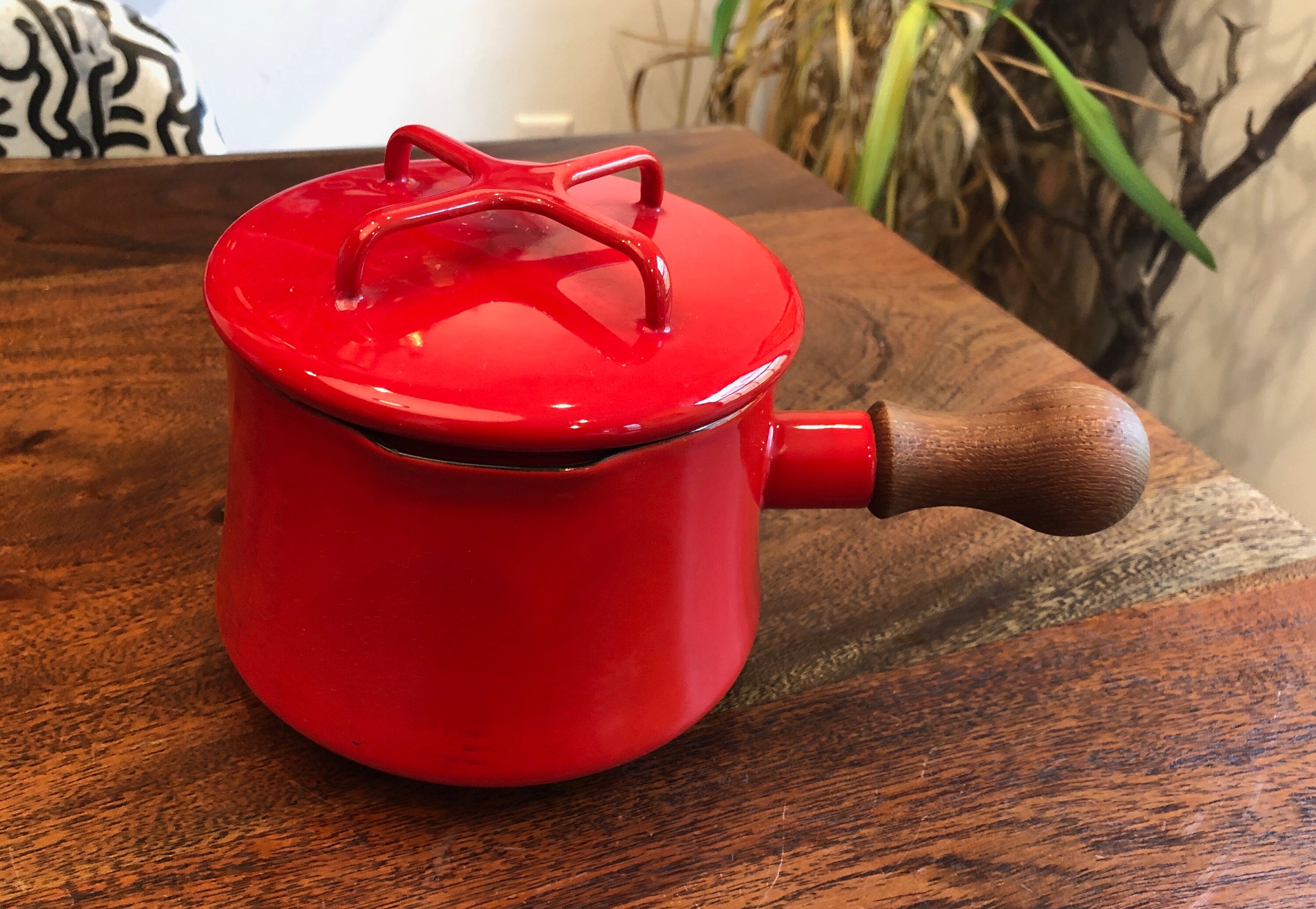 Chili Red Dansk Mini Saucepan with Lid Kitchen Pots & Pans Saucepans