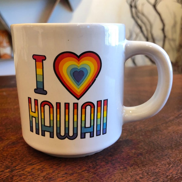 Hawaiian Rainbow Mug Etsy