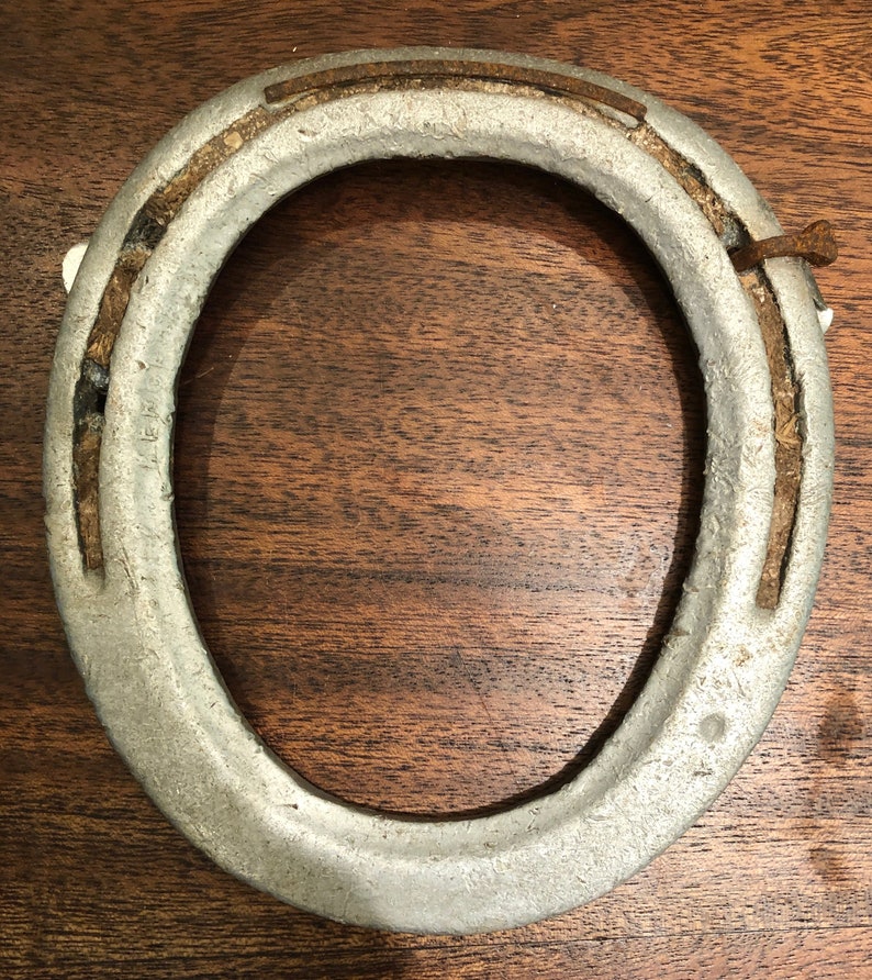 Sale Vintage Round Thick Aluminum Horseshoe / Horse Shoe Etsy