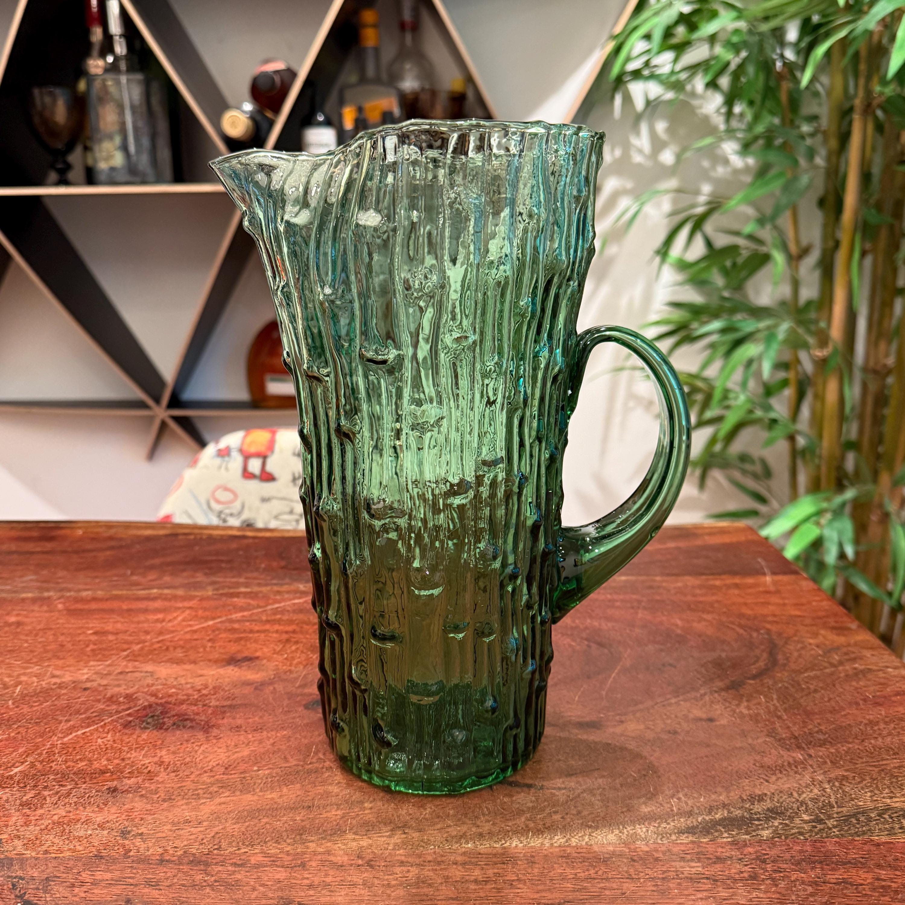 Bohemian glass pitcher set - Etsy 日本