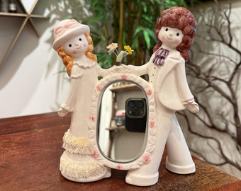 Vintage NORCREST Ceramic Wedding Couple, MINT CONDITION, 1950s