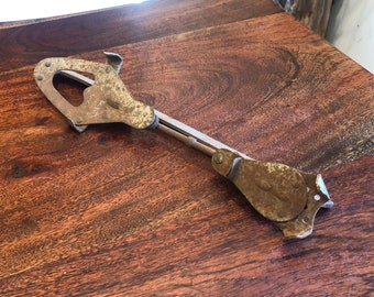 Antique Single Steel Ice Skate - Ice Skating Decor - Sports Decor - Athletics Decor - Vintage Metal Art Part - Ice Skater Decor