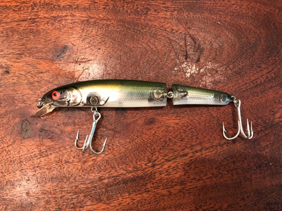 Vintage Dark Green & White Large Fishing Lure Scandinavian Fisherman Lure  Vintage Cabin Lodge Lake House Decor -  Canada