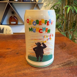 Vintage c. 1983 German Octoberfest Munchen 1L Stoneware Pottery Beer Stein by RASTAL - Made in Germany 80&#39;s German Tavern Bar Pub Man Cave