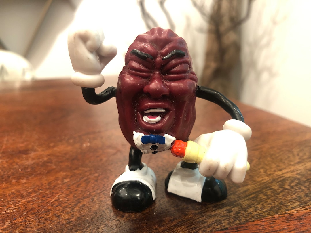 Singing Rasions Vintage C. 1987 the California Raisins Hard Rubber California Raisin ...
