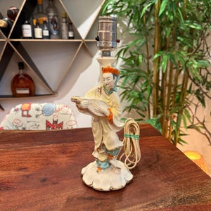 Man and Woman Porcelain Lamp - Etsy