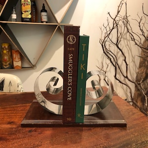 Antiguo atril extensible de metal cromado estilo art déco de los años 40 - Escritorio de oficina estilo art déco vintage de los años 40 - Soporte para libros de los años 40