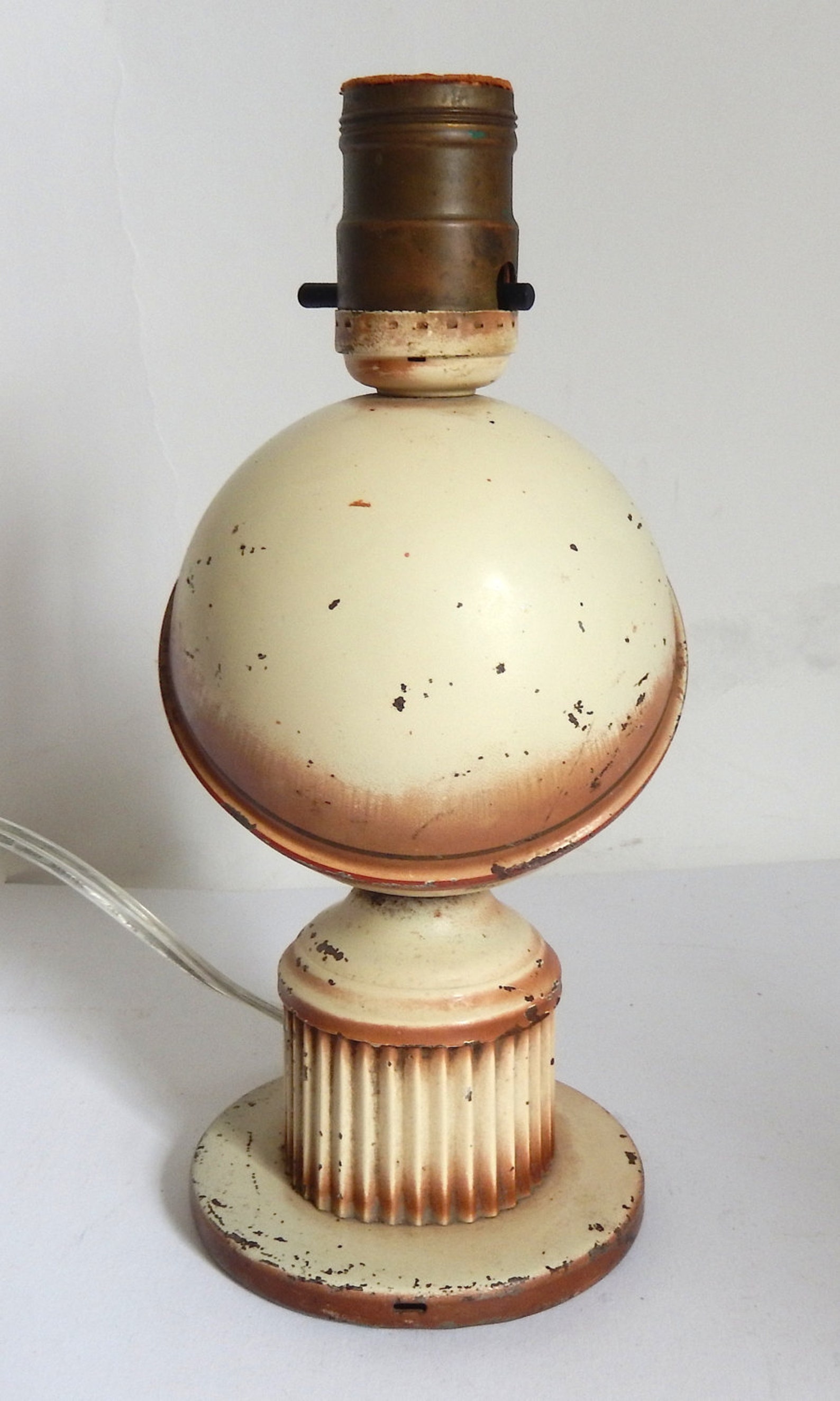 Antique Art Deco Metal Saturn Desk / Table Electric Lamp Etsy