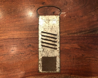 Antique Bluffton Slaw Cutter / Cheese Grater / Food Slicer - Vintage Kitchen Utensil - Antique Farmhouse Kitchen Decor - Bluffton Ohio