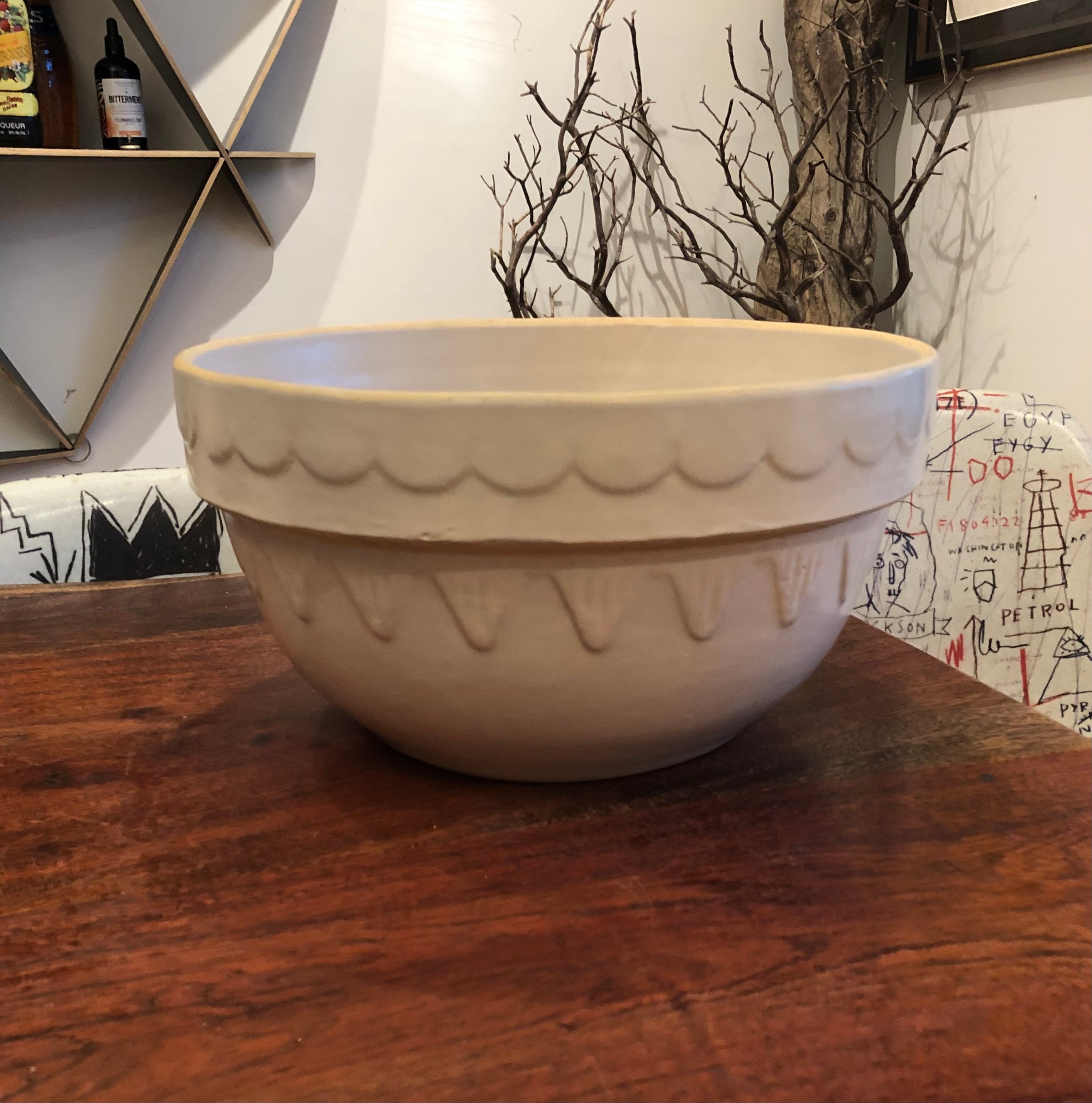 Farmhouse Pottery Farmhouse Ceramic Mixing Bowls, Nested Prep Bowls, 5  Sizes on Food52