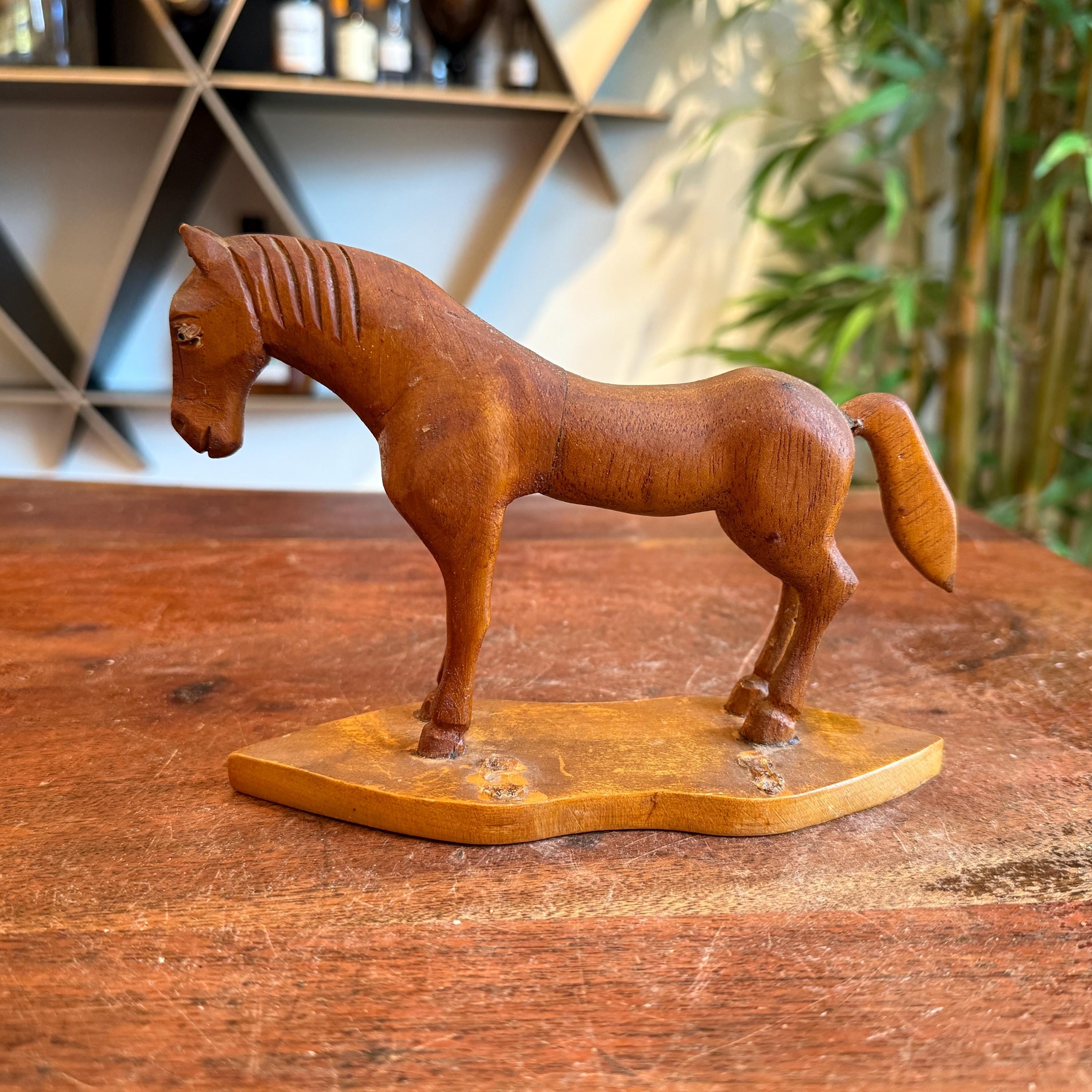 Carved wood cowboy - Etsy 日本