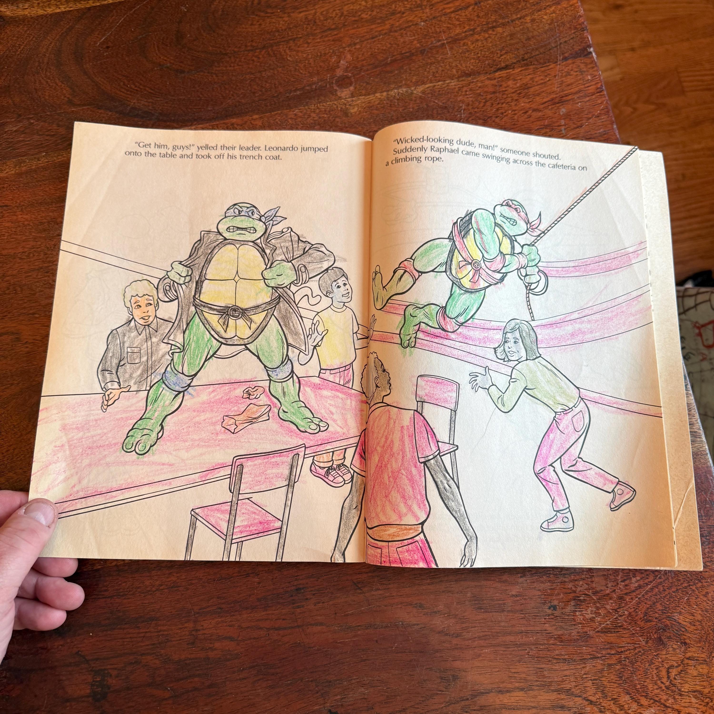 Vintage C. 1990 Teenage Mutant Ninja Turtles School Daze