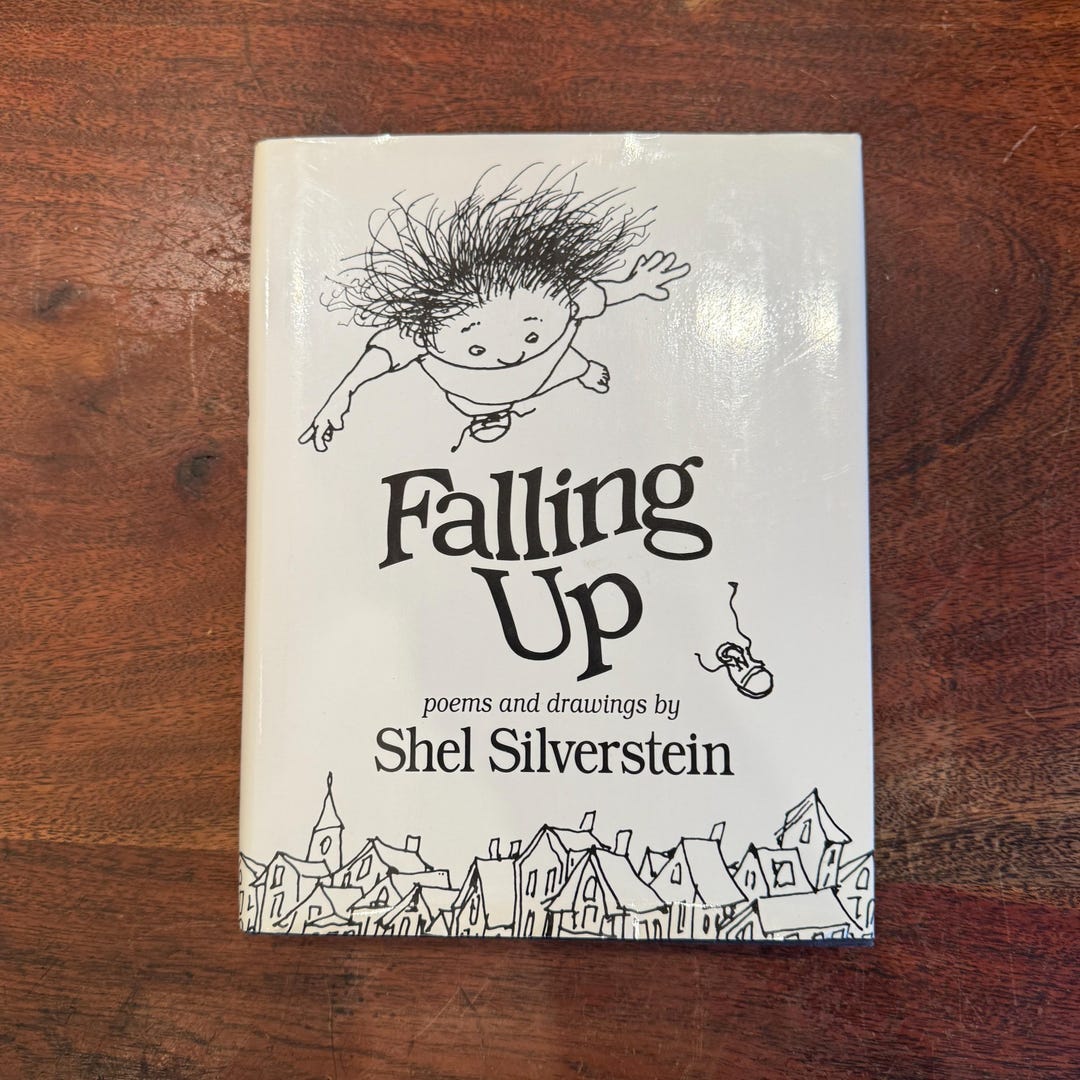 Vintage C. 1996 Falling up Illustrated Poetry Hardback Children's Book ...