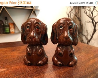 Whimsical Little Black Doggie Using Fire Hydrant 1970's Vintage Salt and Pepper Shakers Whimsical Little Black Doggie Using Fire Hydrant 1970's Vintage Salt and Pepper Shakers