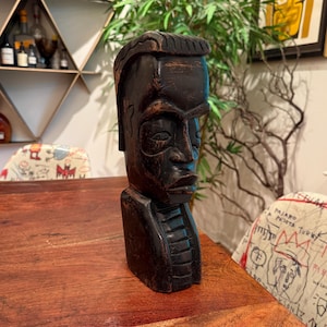 南 アフリカ製木製彫刻アート 南 アフリカ製木製彫刻アート