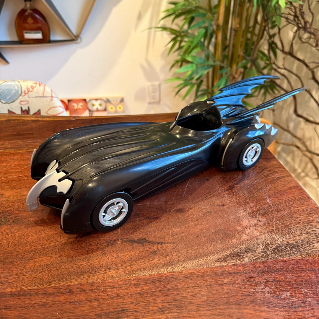 Vintage C. 1997 Batman & Robin Batmobile Movie Vehicle Toy by Kenner ...