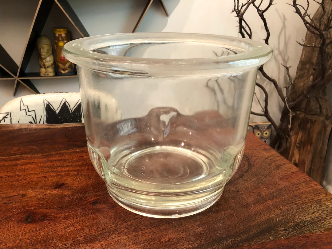 Antique PYREX Thick Glass Laboratory Vacuum Desiccator Bottom Etsy