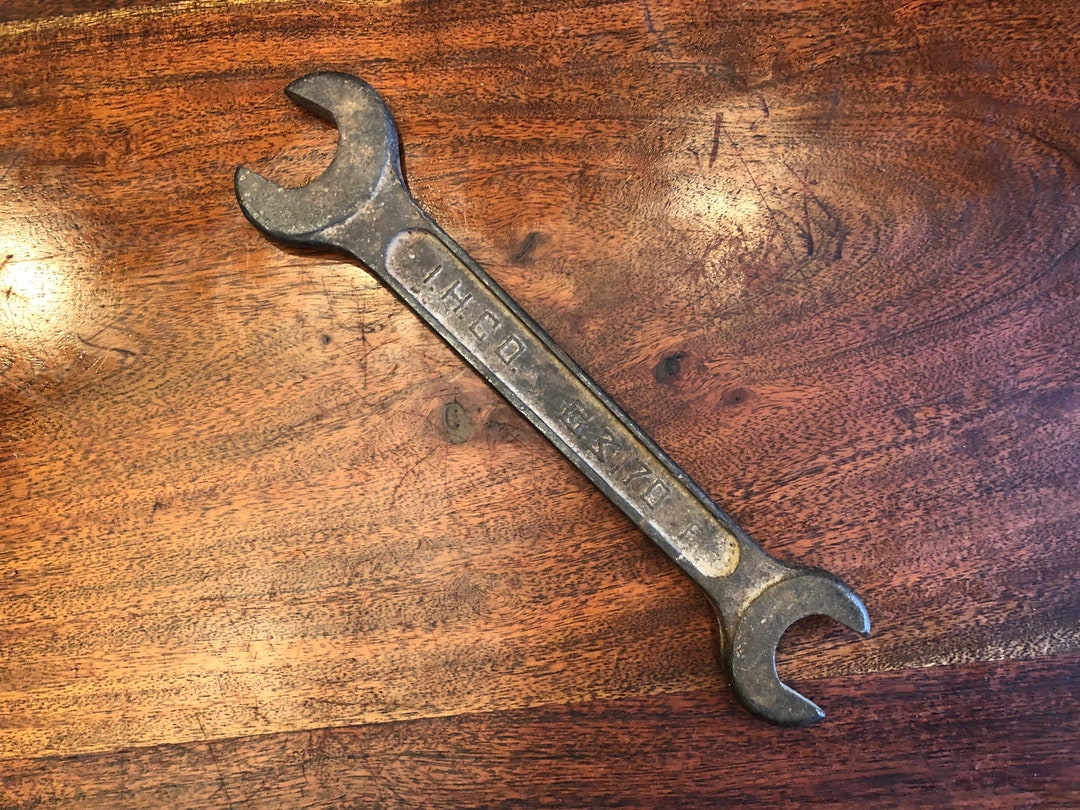 Antique I.H. CO. International Harvester Cast Iron Wrench G Etsy