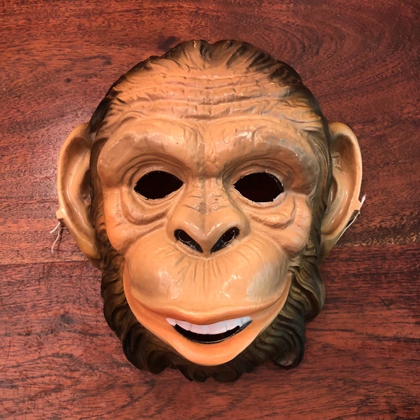 Monkey Face Mask Etsy