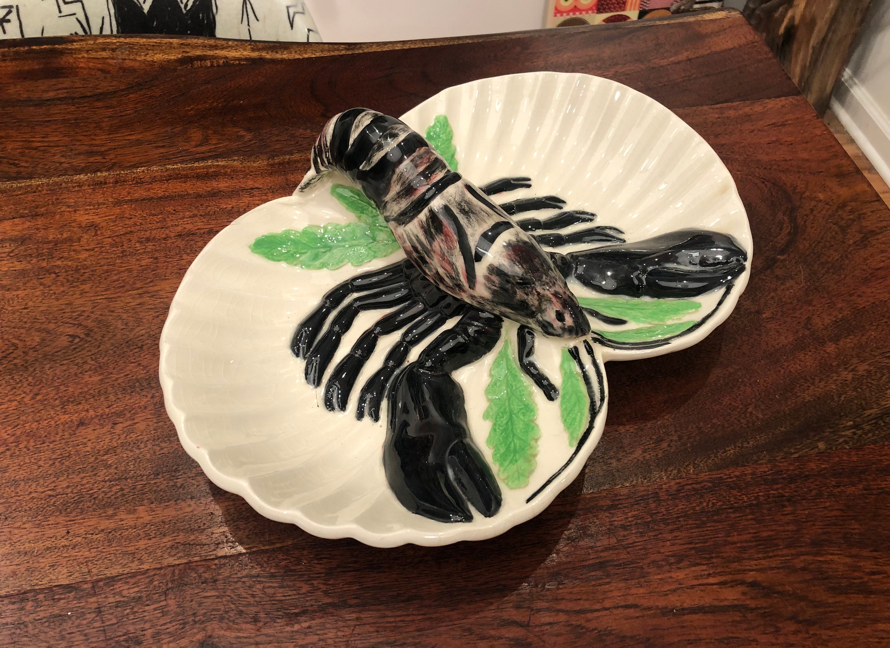 ロブスター蓋付き深皿物入れボルダロ ピニェイロ