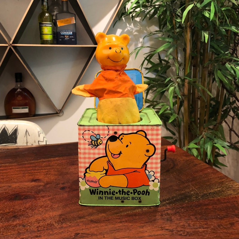 winnie the pooh wooden toy box