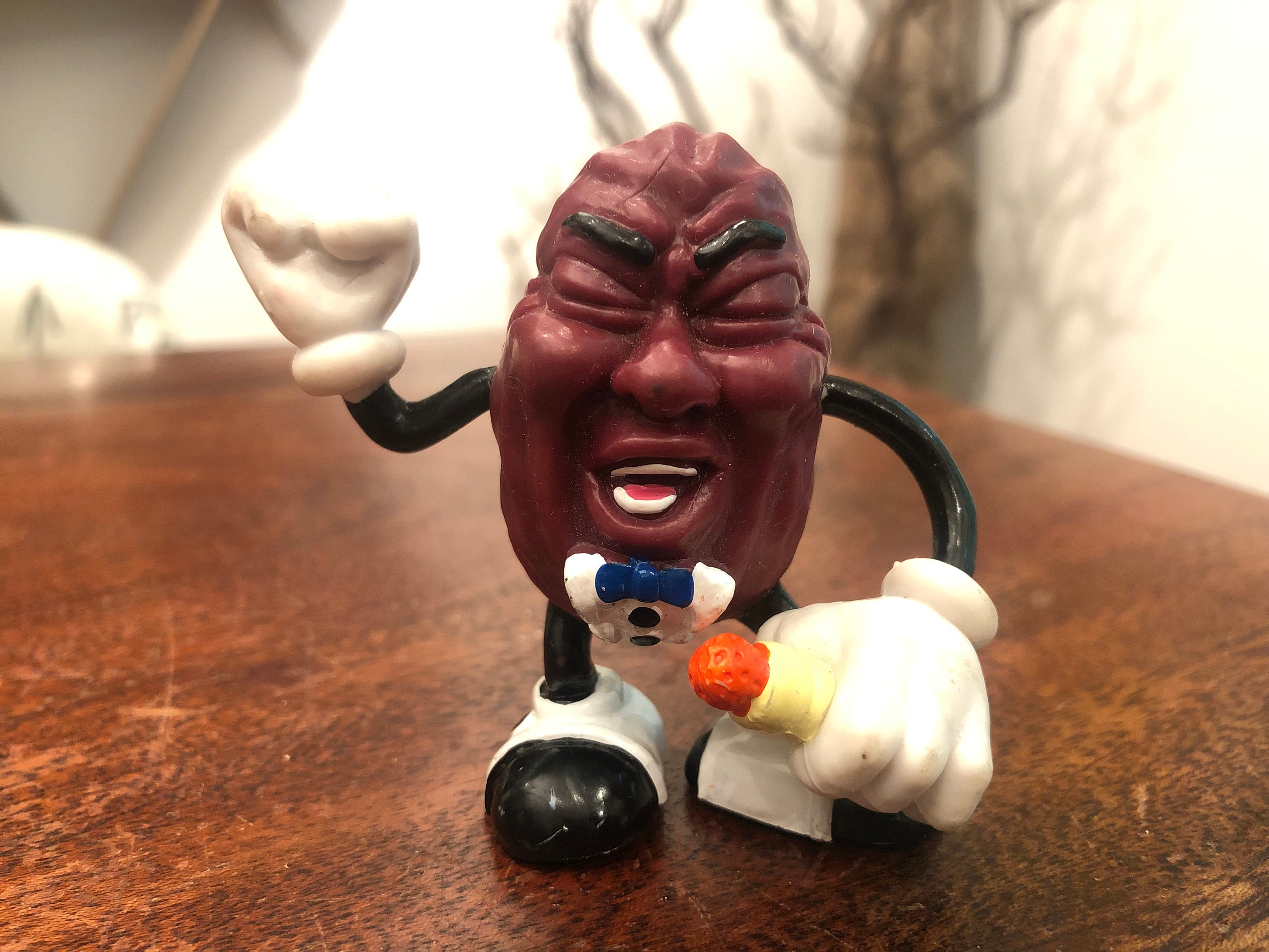 Singing Rasions Vintage C. 1987 the Califorinia Raisins Hard Rubber California Raisin ...