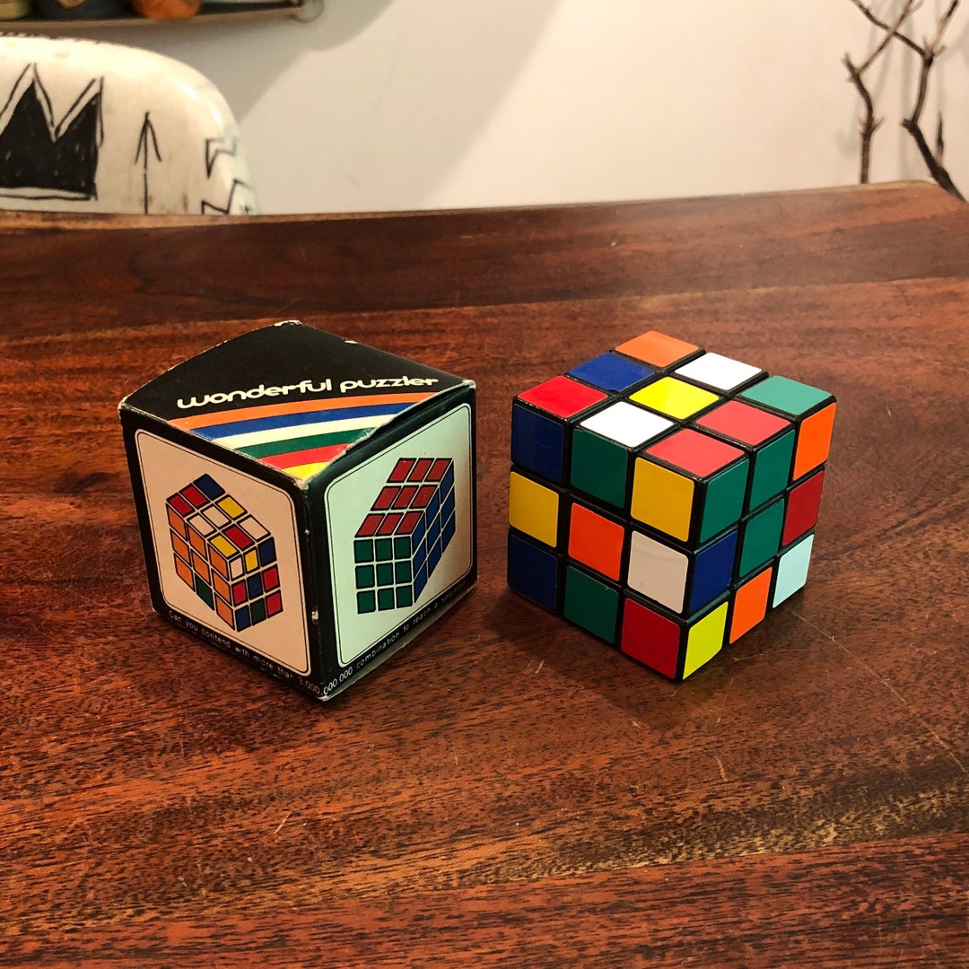 Retro Early 1980's Rubik's Cube Knockoff Wonderful Etsy