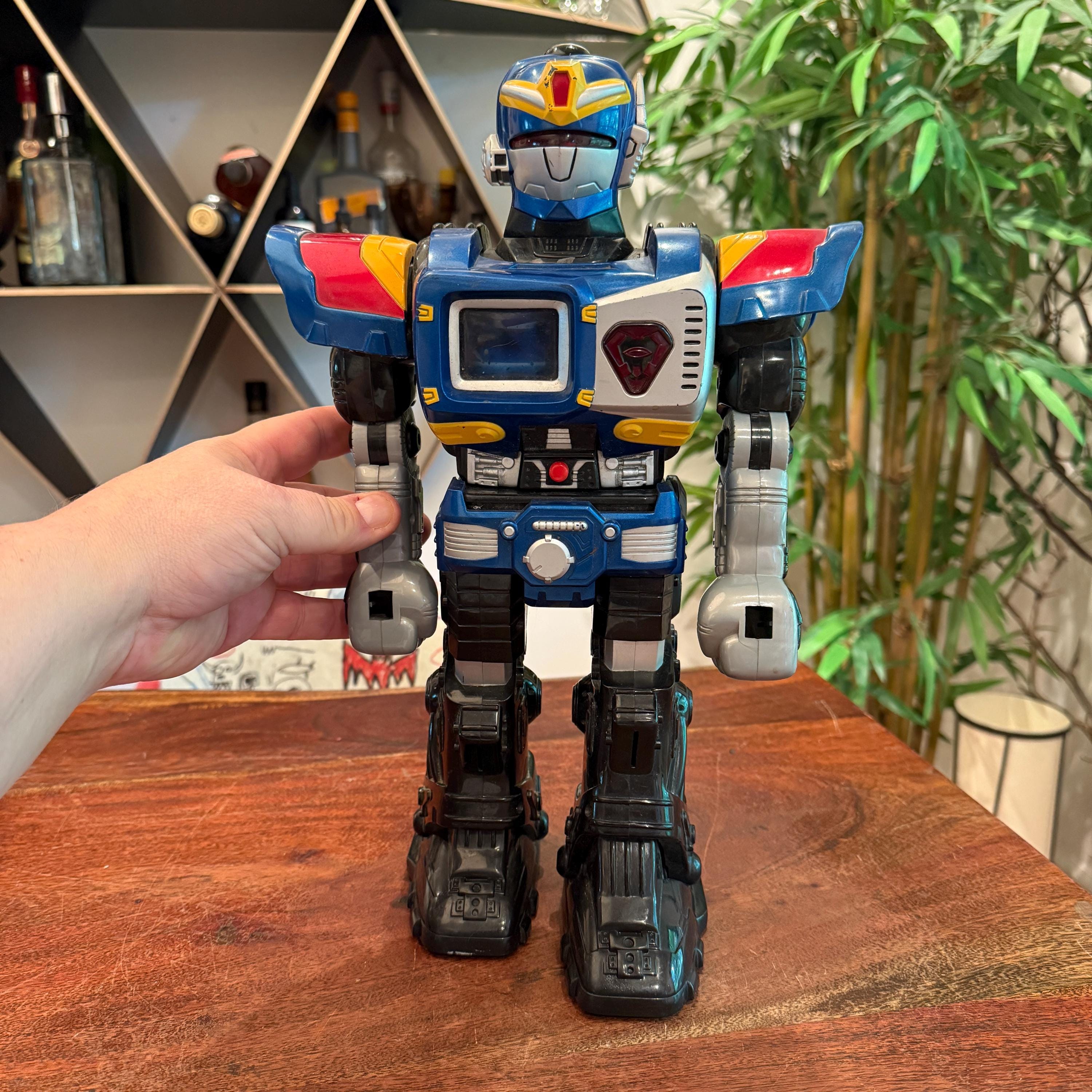 【はっぴー】 Vintage C. 2002 HAP-P-KID Turbo Fighter Battery Operated