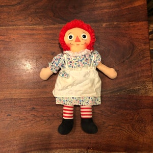 Mid Century 1963 -1965 Raggedy Ann Doll by Knickerbocker Toy