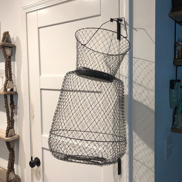 Panier à Poisson Flottant Pliable – Fil D'acier Galvanisé Codree – Pour La Pêche