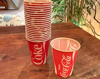 ヴィンテージ コカ・コーラ Enjoy Coke 広告台座グラス 2個セット