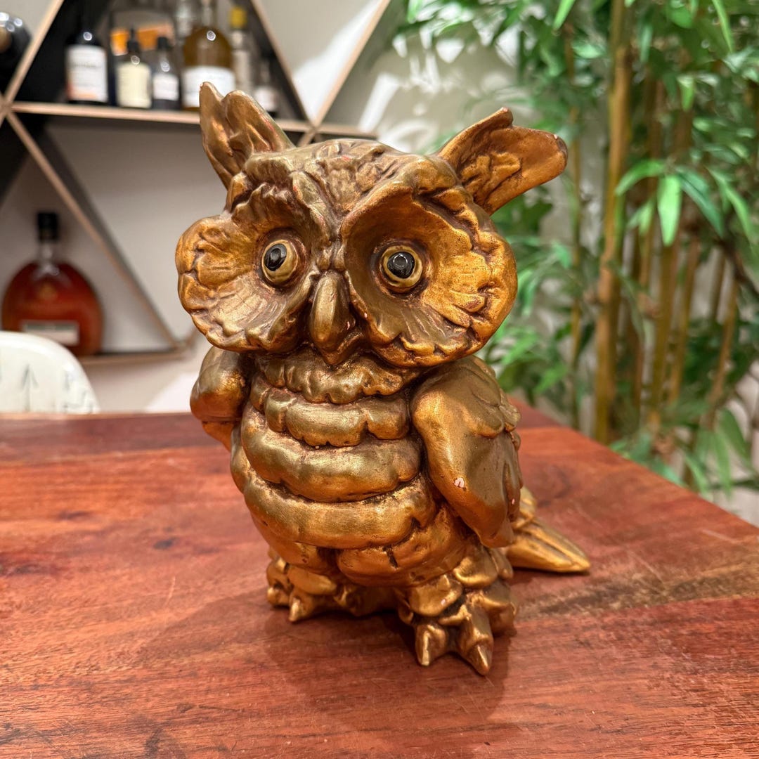 Vintage 1960's Freeman & Mcfarlin of California Ceramic Gold Gilt