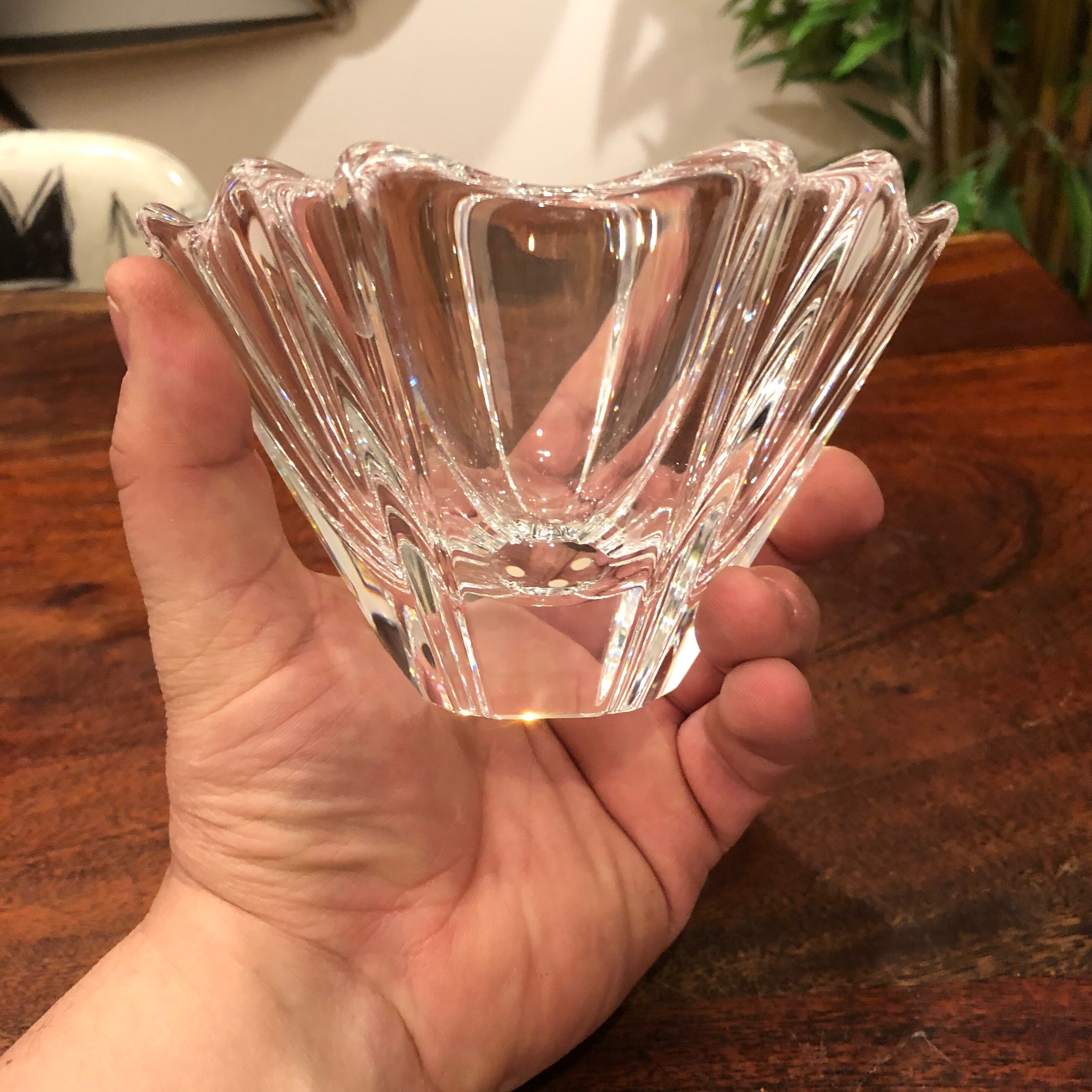 Lars Hellsten ガラスボウル Orrefors Sweden 北欧 Vintage Orrefors Crystal Corona Bowl by Lars Hellsten | Chairish